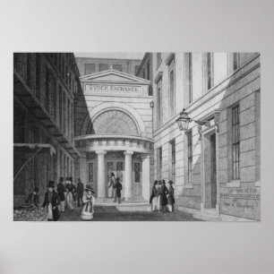 Póster Bolsa de acción, Londres, del 'metropolitano