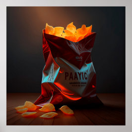 Póster bolsa de poster de fichas