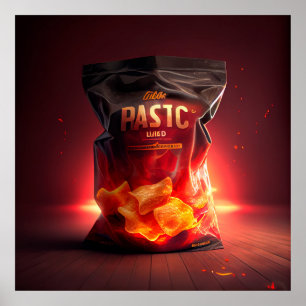 Póster bolsa de poster de fichas