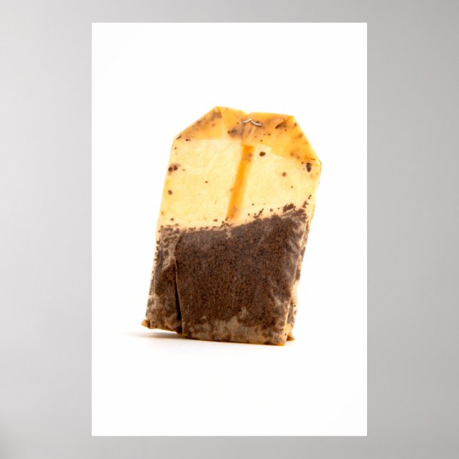 Póster Bolsa de té usada (Frente)