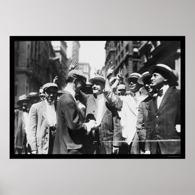 Póster Bolsa de Valores de la NYC de 1916 (Frente)