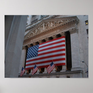 Póster Bolsa de Valores de NYC