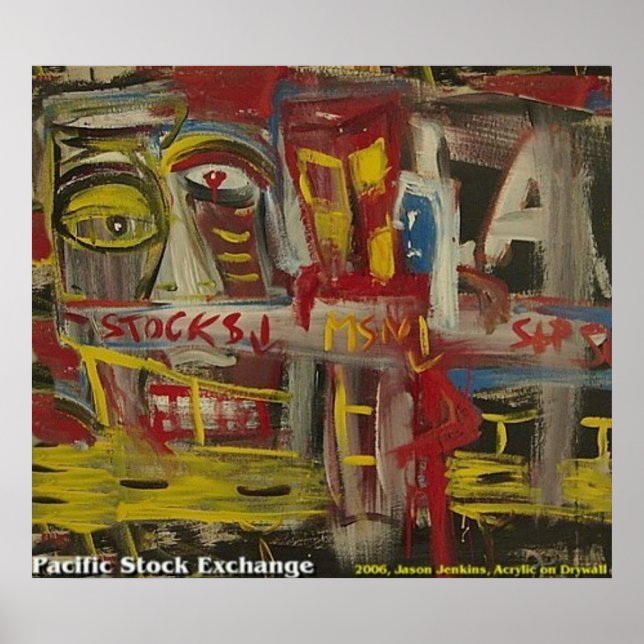 Póster Bolsa de Valores del Pacífico (Frente)