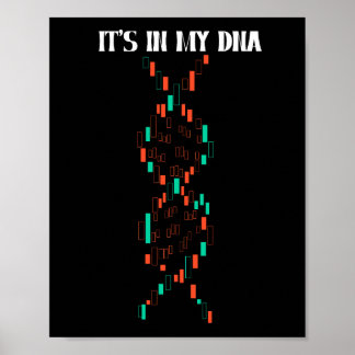 Póster Bolsa de Valores Hombres Candlestick Chart Forex T