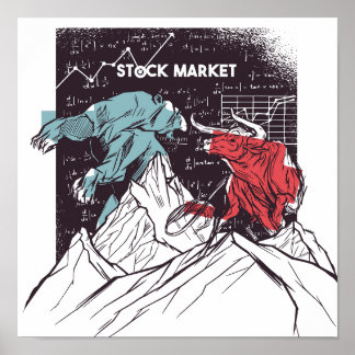 Póster Bolsa de Valores y Bolsa de Valores