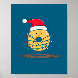 Póster Bolsa Divertida de Gráficos de Navidad para Amante