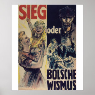 Póster Bolshevism Propaganda Poster