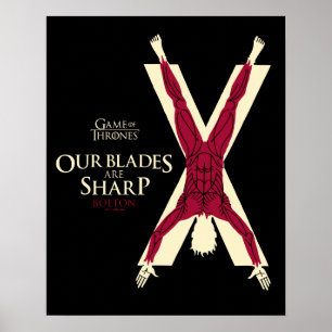Póster Bolton Sigil - Nuestras Blades Están Afiladas