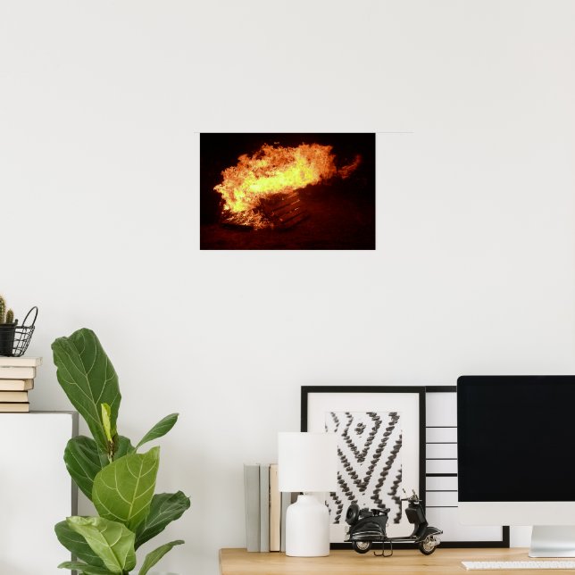 Póster Bomba (Oficina en casa)