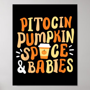 Póster Bomba De Caída De La Enfermería De Halloween Y El