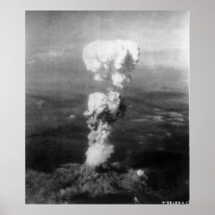 Póster Bombardeo atómico de Hiroshima