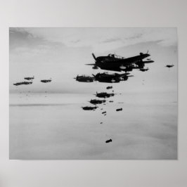 Póster Bombardeo coreano