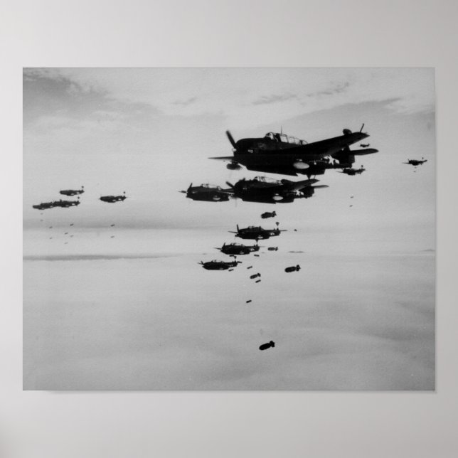 Póster Bombardeo coreano (Frente)