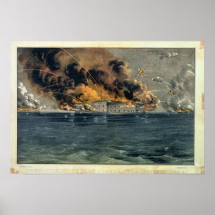 Póster Bombardeo de Fort Sumter