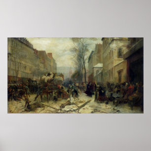 Póster Bombardeo de París en 1871