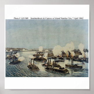 Póster Bombardeo y captura de la isla número diez