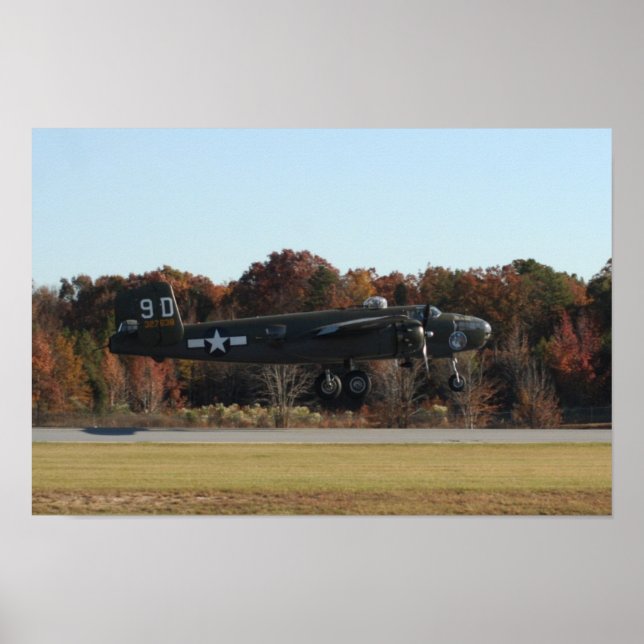 Póster Bombardero de la Segunda Guerra Mundial (Frente)