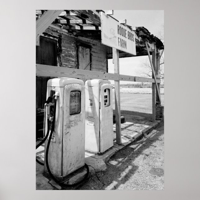 Póster Bombas de gas antiguas (Frente)