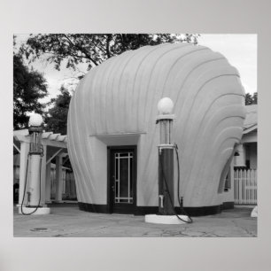 Póster Bombas de gas antiguas visibles