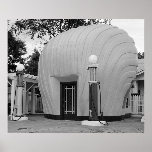 Póster Bombas de gas antiguas visibles (Frente)