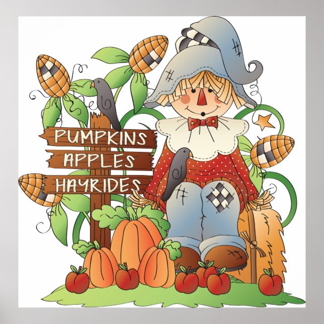 Póster Bombas manzanas Hayrides (Frente)