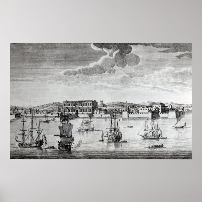 Póster Bombay en la costa de Malabar (Frente)