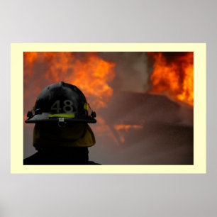 Póster Bombero