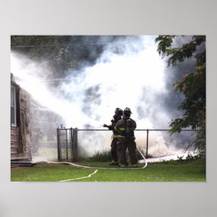 Póster Bombero