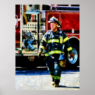 Póster Bombero