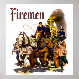 Póster Bombero