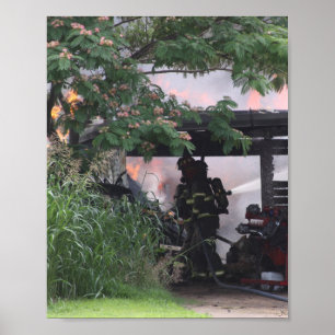 Póster Bombero