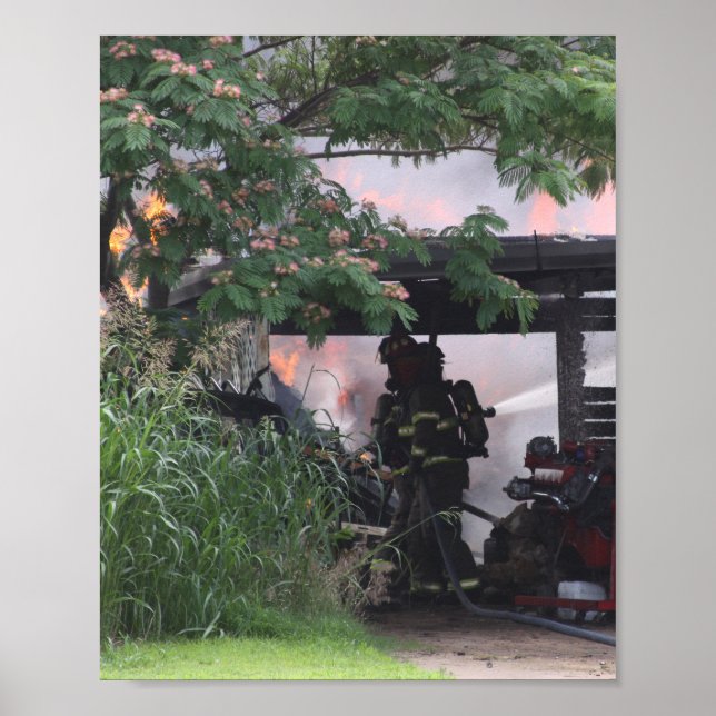 Póster Bombero (Frente)