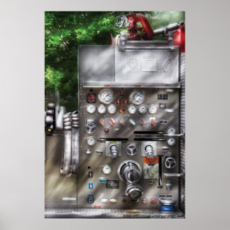 Póster Bombero - Controles de Bombero