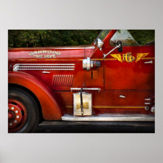 Póster Bombero - Departamento de Bomberos de Garwood