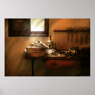 Póster Bombero - la manguera de bomberos humilde