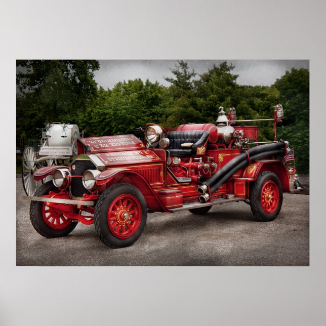 Póster Bombero - Phoenix No2 Stroudsburg, PA 1923 (Frente)