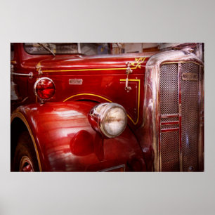 Póster Bombero - Ward La Francia