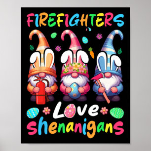 Póster Bomberos vestuarios vestuarios Shenanigans 3 ganch