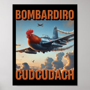 Póster Bomrdiro Cudcudach Italiano Plano de Rotura Cerebr
