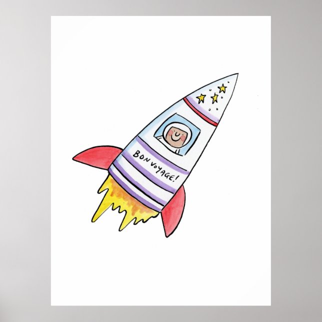 Póster Bon Voyage (Frente)