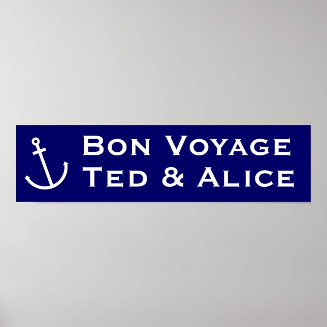 Póster Bon Voyage (Frente)