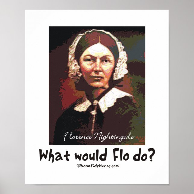 Póster BonafideNurse_-_What_will_Flo_do (Frente)