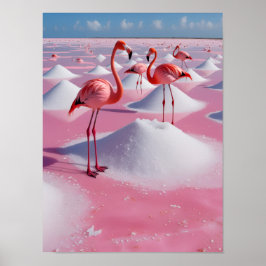 Póster bonaire pink