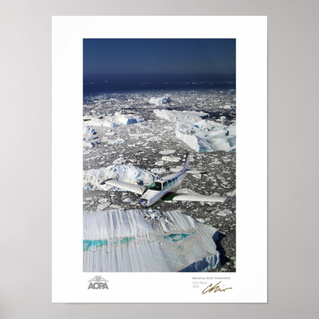 Póster Bonanza sobre Groenlandia (Frente)