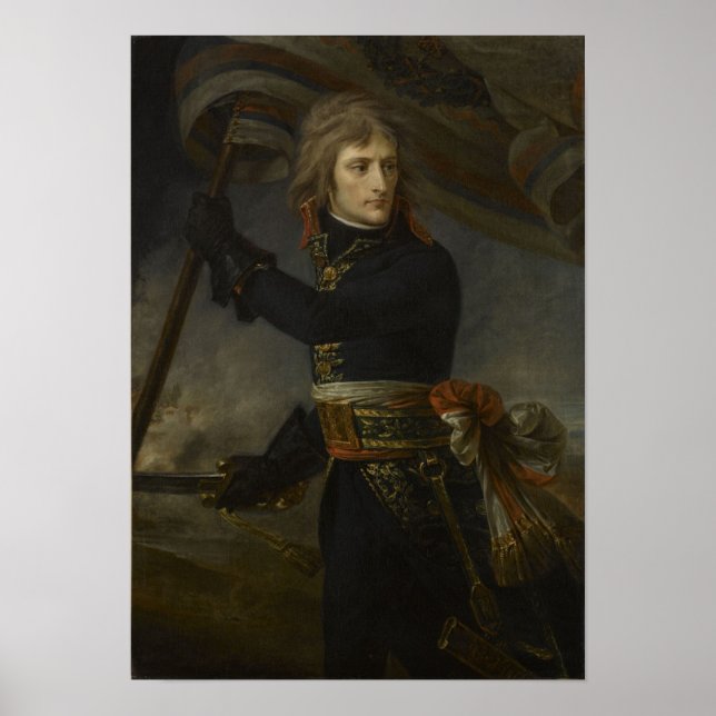 Póster Bonaparte en el puente de Arcole (Frente)