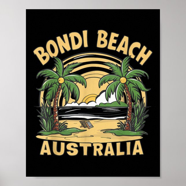 Póster Bondi Beach Australia (Frente)