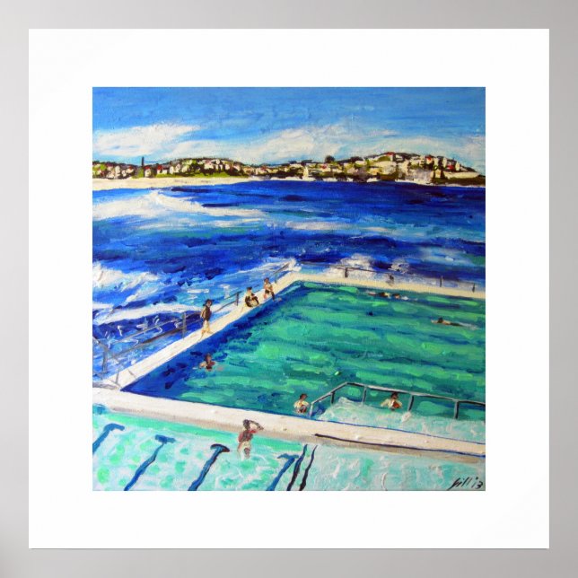 Póster Bondi Beach Icebergs (Frente)