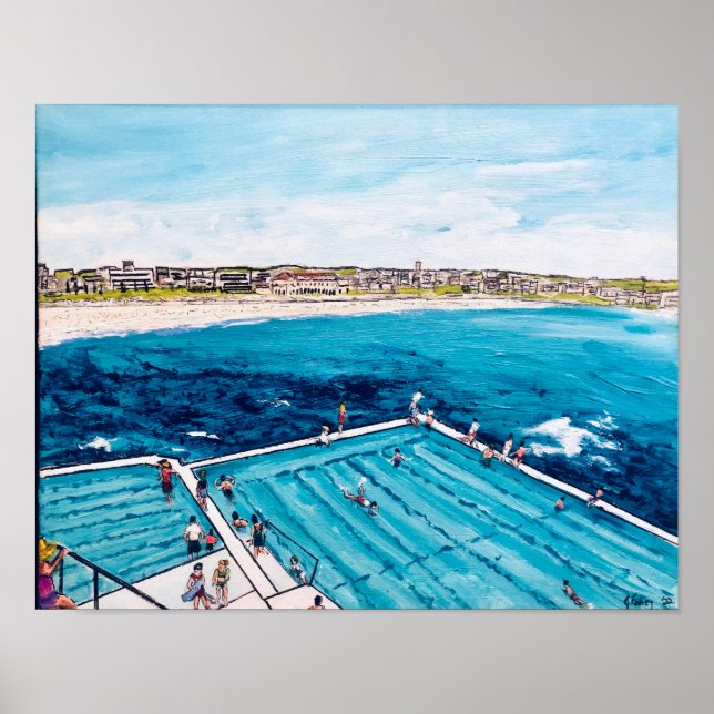 Póster Bondi Icebergs Summer (Frente)