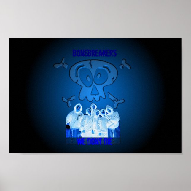 Póster bonebreakers first n final (Frente)