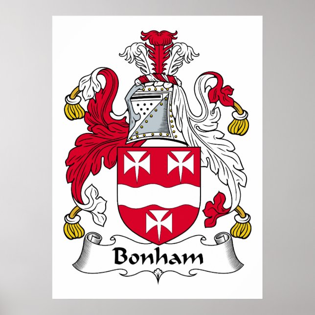 Póster Bonham Family Crest (Frente)